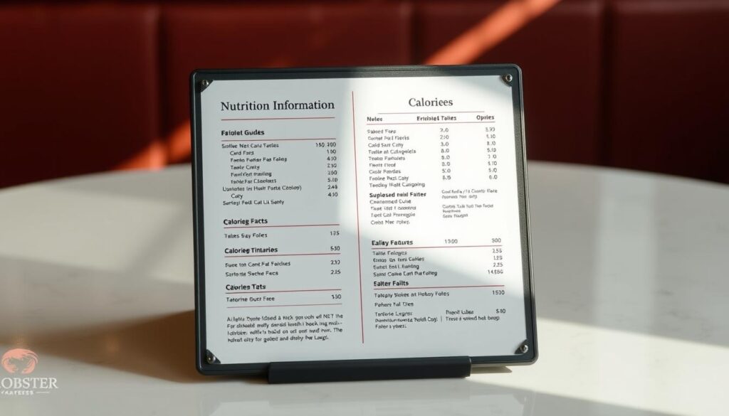 Red Lobster Nutritional Information