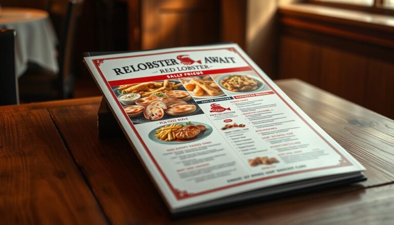 red lobster dinner menu