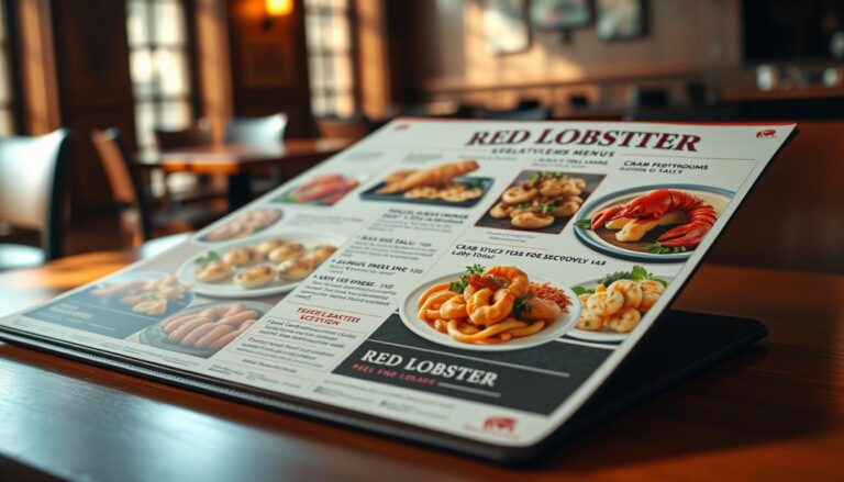 red lobster lunch menu
