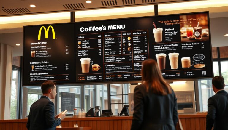 McDonald's Coffee Menu