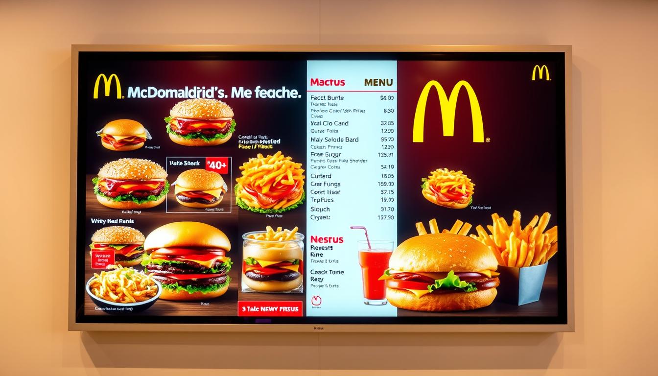 McDonald's Lunch Menu