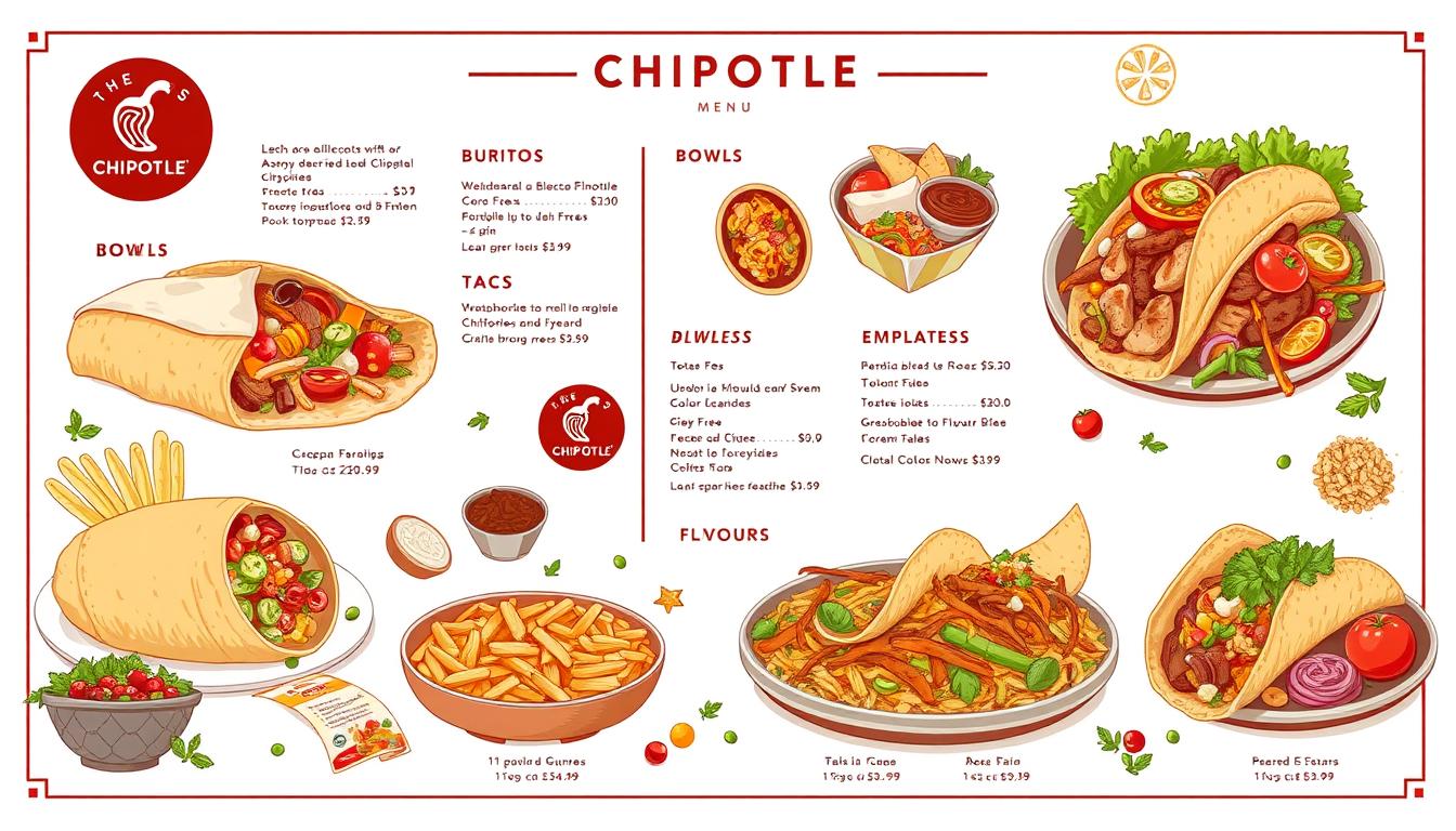 chipotle grill menu