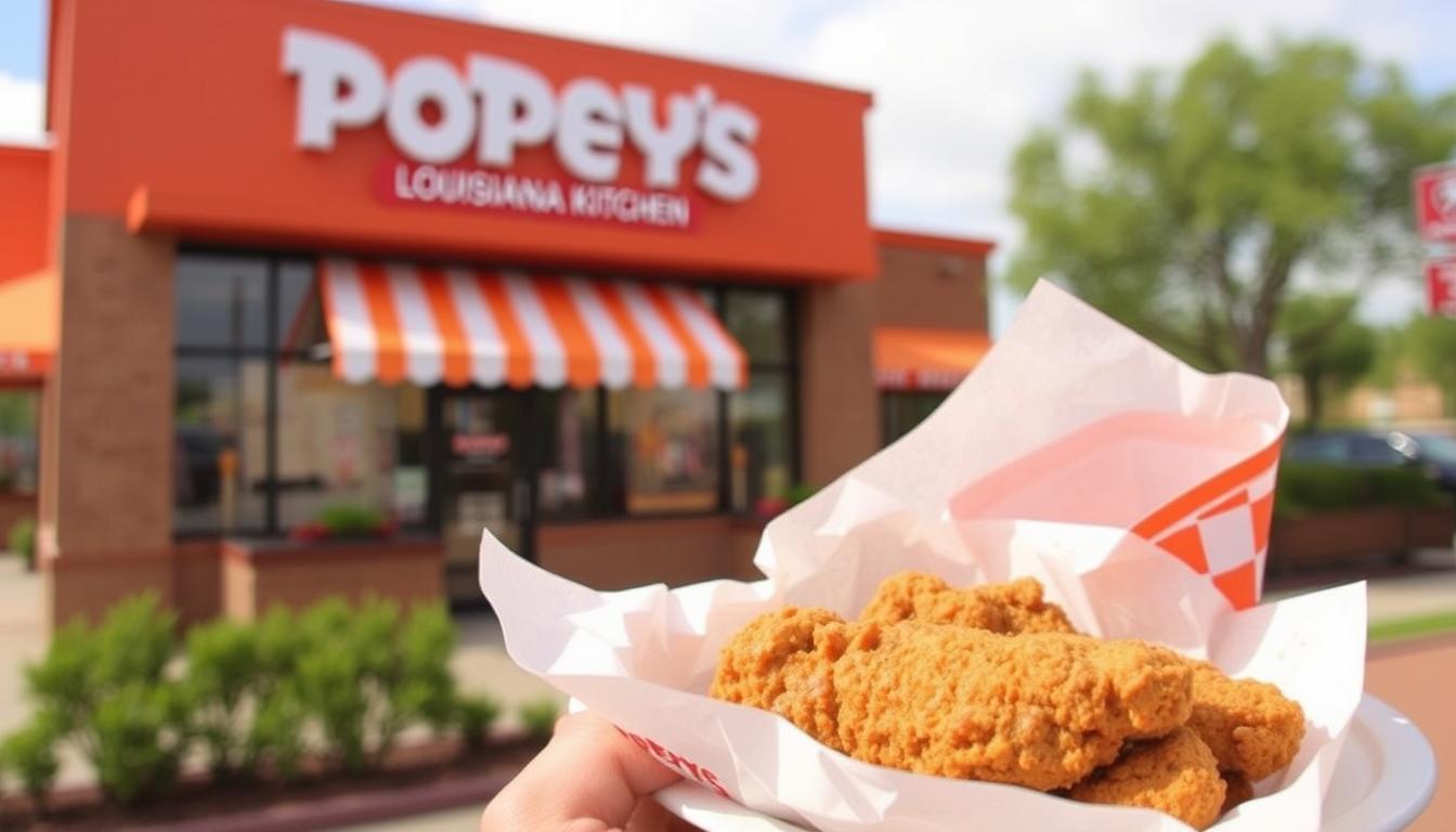 popeyes fried chicken menu